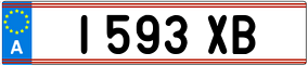 Truck License Plate
